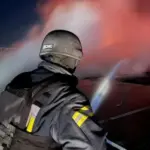 Пожежа та дим у Бучанському районі на Київщині ввечері 28 серпня